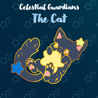 The Cat Guardian Pin