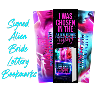 Alien Bride Lottery Signed Bookmark