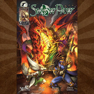 Snow Paw #4 Variant Cover By Carlos Herrera