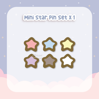 Mini Star Enamel Pin Set