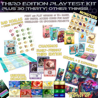 Third Edition Playtest Kit, plus 30 (THIRTY) additional projects!