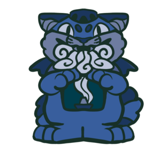 Incense cat