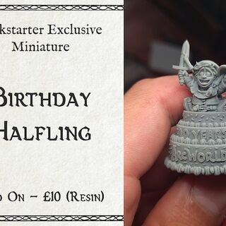 (Resin) ArcWorlde 10th Birthday Miniature*