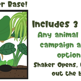 Terrarium Shaker Keychain