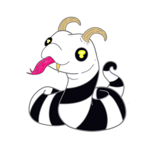 Knee High Sock Snake Enamel Pin