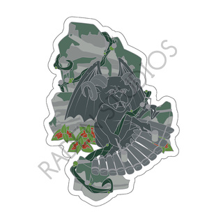 Mythical Bards Series 2 "Gargoyle" Die Cut Sticker