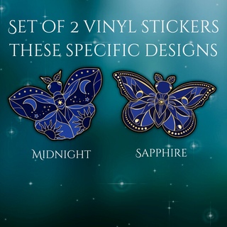 Midnight & Sapphire Stickers