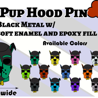 Pup Hood Pin