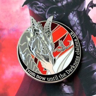 Thirteen enamel pin