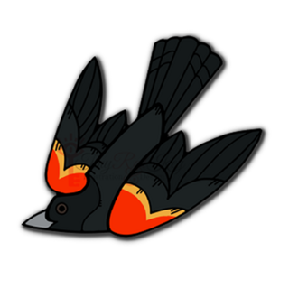 Blackbird Pin