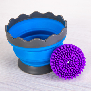 Pop-Up Rinse Cup -AND- Brush Scrubby Combo