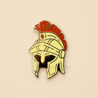 Warrior's Helmet Pin