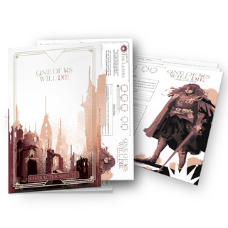 One of Us Will Die Reusable Character Sheets