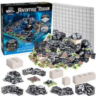 Monster Adventure Terrain Painted Rock Formations Set