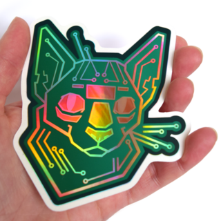 Circat Selective Holo Sticker