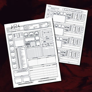 Starter Characters - 8 Pregenerated Sheets, Physical & Digital