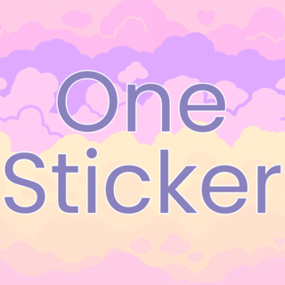 One Sticker