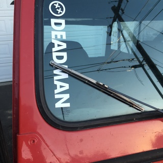 Deadman Window Sticker (12")