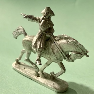 BG-AWI199 Paul Revere riding Horse (1 mounted model, 28mm unpainted)