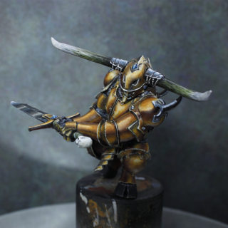 Dharanak the armoured minotaur