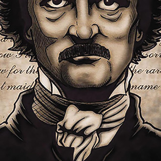 Metal Bookmark Brown Poe