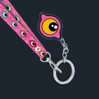 Eyes Lanyard Keychain