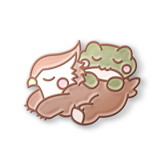 Owlbear and Banjo Pin