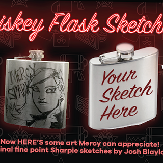 Mercy Sparx Sketch Flask