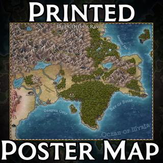 Poster Map - Free Cities of Ravosa