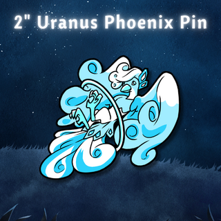 Uranus Phoenix Planetary Pin
