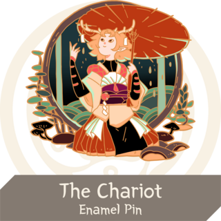 Enamel pin "The Chariot"