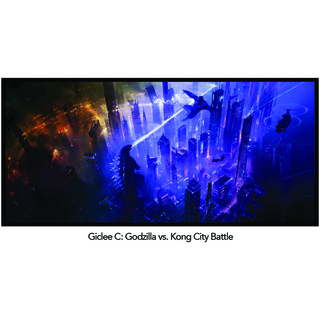 Giclee C: Godzilla vs. Kong City Battle