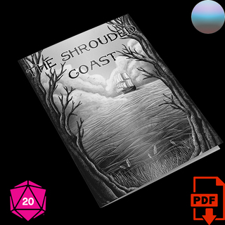 PDF + Roll20 + Full Color Print Copy of The Shrouded Coast