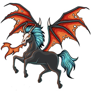 Deathmare 3" XL Glitter pin