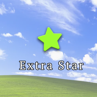 Extra Glowing Star Pin