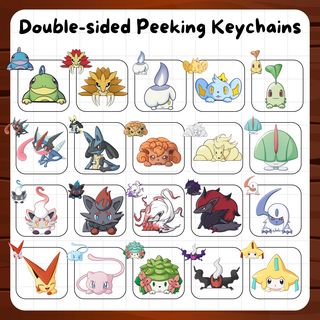 Peeking Keychain (Group 2)