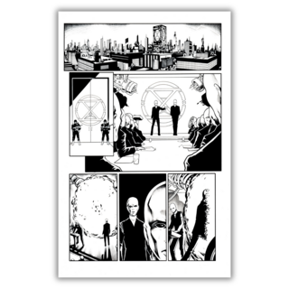 Original Art - BARRY KITSON & MOSTAFA MOUSSA - Fortress of the Future Race Page 01