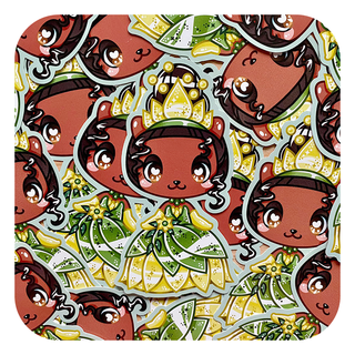 Tiana Vinyl Glossy Sticker