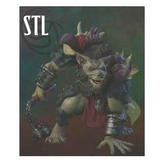 Gnoll Lord (Yeenoghu) STL File