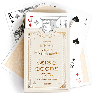 MGCO Ivory Playing Cards