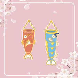 Fish Flag Earrings