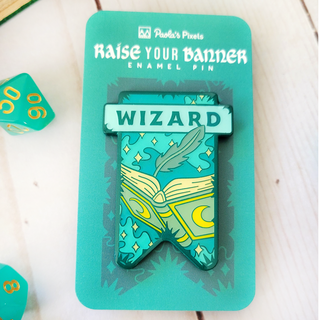 Wizard Banner Enamel Pin