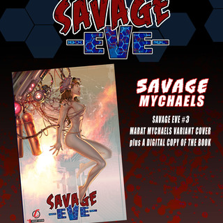 Savage Eve #3Marat Mychaels Cover