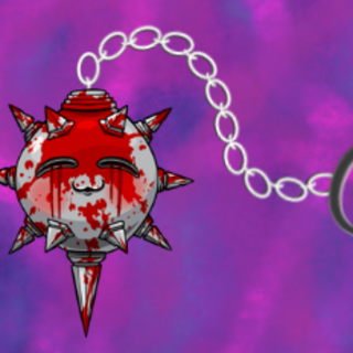 Chibi Murder Mace Acrylic Keychain (Cheeky Addition)