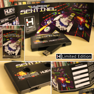 Limited Edition Hyper Sentinel USB Cassette game with special features