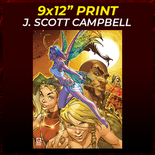 9"x 12" Classic Soulfire Print - J. Scott Campbell