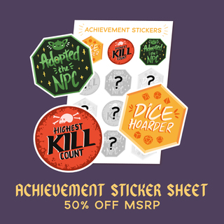 Achievement sticker sheet [Retail]