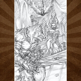 Night Wolf #11 Cover Art by Chris Williams