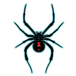 Black Widow Sticker