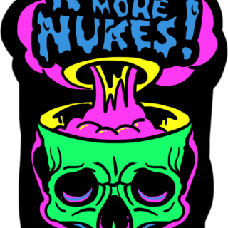 "Know More Nukes!" Iron-On Patch
